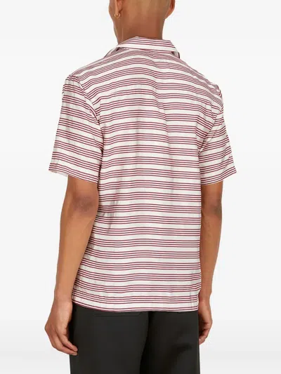 Soulland Striped Shirt In Pink