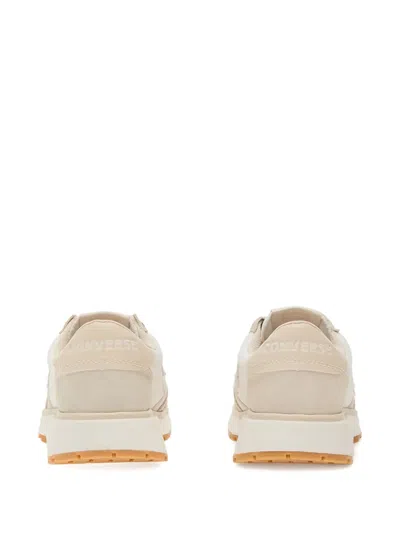 Converse Omni Logo-patch Suede Sneakers In Neutral