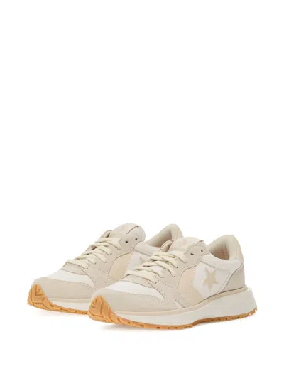 Converse Omni Logo-patch Suede Sneakers In Neutral