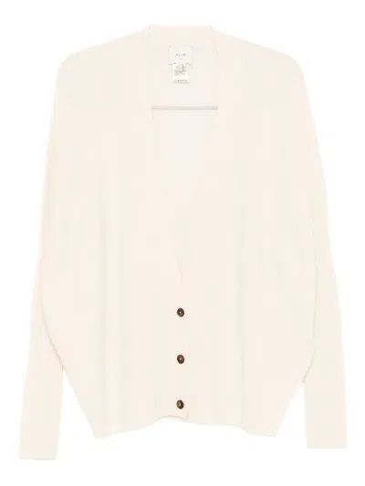 Alysi Knitted Cardigan In Neutral