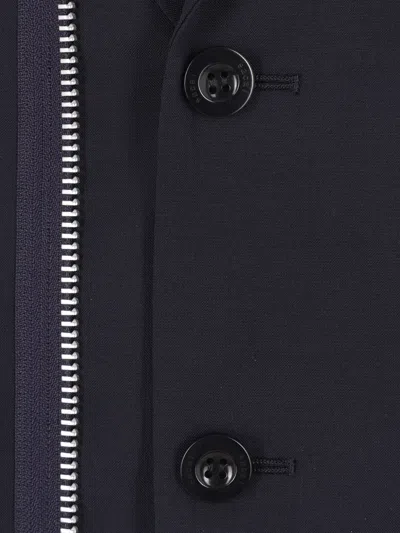 Sacai Zip-detail Button Jacket