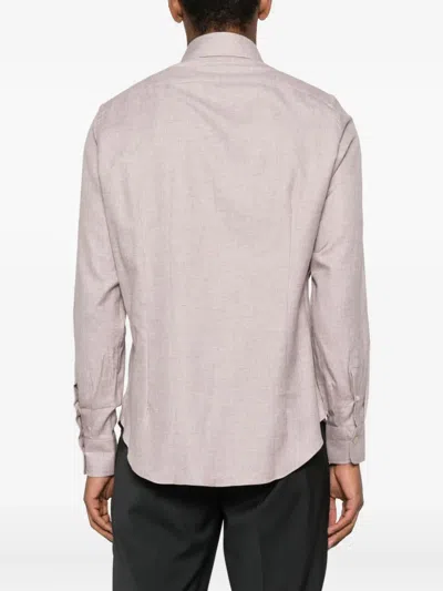 Eleventy Button-down Shirt In Pink