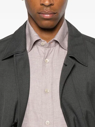 Eleventy Button-down Shirt In Pink