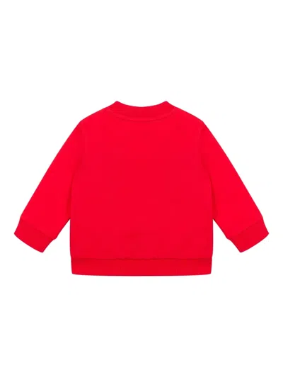 Moschino Baby Teddy Bear Sweatshirt In Pink