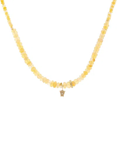 Scosha 10k Yellow Gold Luminary Opal Necklace