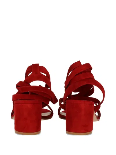 Gianvito Rossi Janis Lace-up Block-heel Sandals