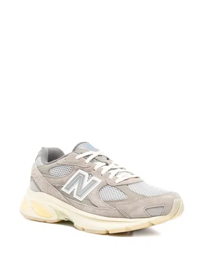 New Balance Mesh And Suede Slip-on Sneakers