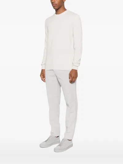 Corneliani Crew-neck Sweater In White