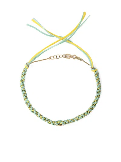 Lisa O 9k Yellow Gold Na Gioia Diamond Bracelet