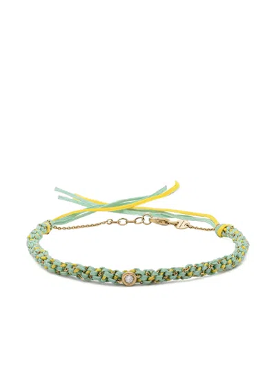 Lisa O 9k Yellow Gold Na Gioia Diamond Bracelet