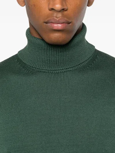 Roberto Collina Wool Sweaters In Green
