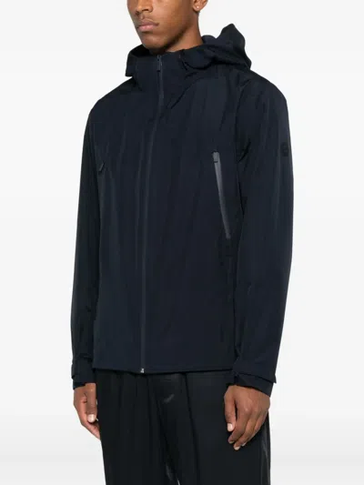Hugo Boss Gore-tex Waterproof Windbreaker Jacket In Black