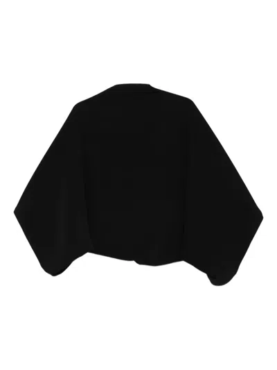 P.a.r.o.s.h Draped-sleeve Jacket In Black