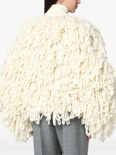 Stella Mccartney Fringe-detail Zip-up Jacket