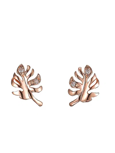 Anabela Chan 18k Gold Palm Diamond Earrings In Gold