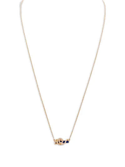 Auragraph 18k Yellow Gold Solaritt Diamond Necklace