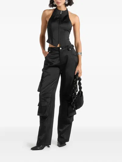 Manière De Voir Claudette Zip-front Halter Top