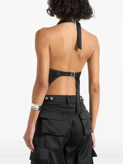Manière De Voir Claudette Zip-front Halter Top