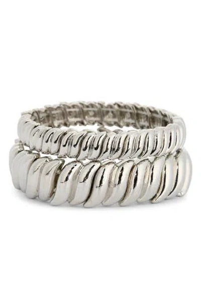 Tasha 2-pack Metal Stretch Bracelets