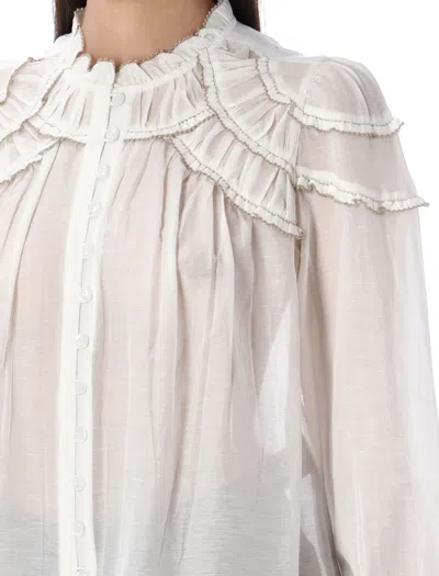Isabel Marant Étoile Marant Etoile Women Christa Biologic Cotton And Viscose Shirt