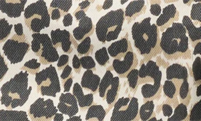 Gogo Star Kids' Leopard Side Stripe Straight Leg Jeans In Animal Print