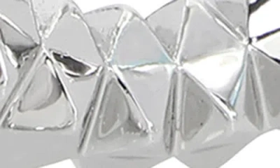Allsaints Pyramid Hoop Earrings