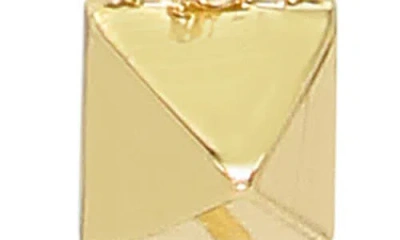 Allsaints Pyramid Drop Threader Earrings