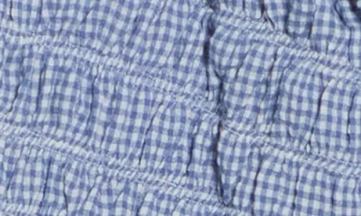 Nsr Smocked Bubble Sleeve Top