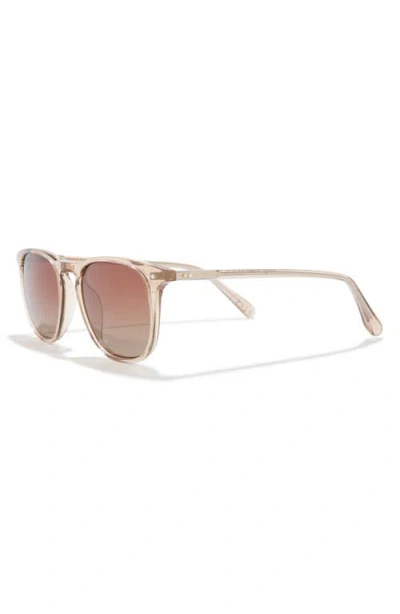 Diff Maxwell 51mm Gradient Polarized Round Sunglasses