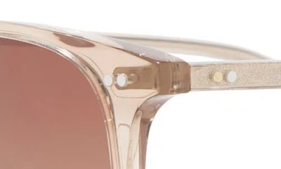 Diff Maxwell 51mm Gradient Polarized Round Sunglasses