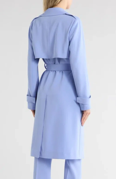Theory Oaklane Admiral Coat In Blue