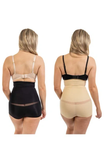 Body Beautiful 2-pack Extra High Waist Shaping Boyshorts