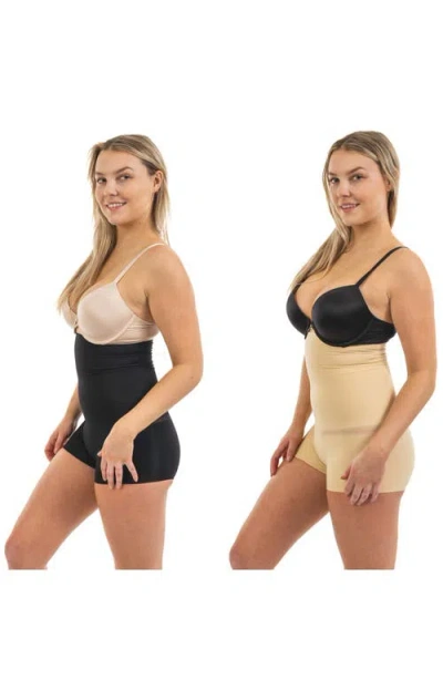 Body Beautiful 2-pack Extra High Waist Shaping Boyshorts