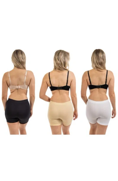 Body Beautiful 3-pack Seamless Slip Shorts