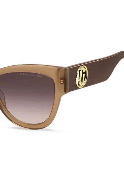 Marc Jacobs 53mm Gradient Cat Eye Sunglasses