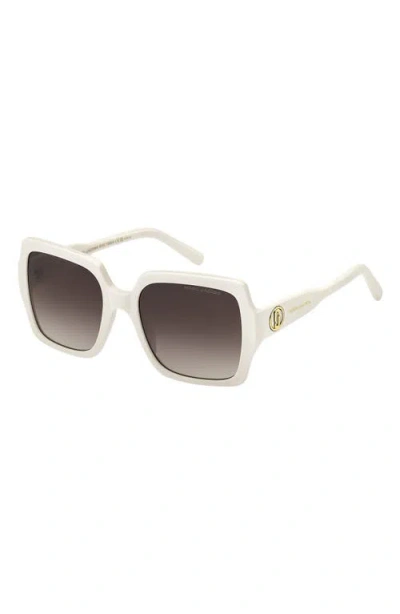 Marc Jacobs 55mm Gradient Square Sunglasses