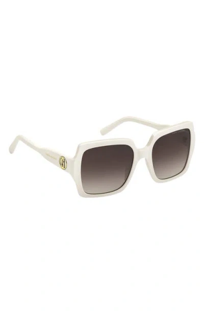 Marc Jacobs 55mm Gradient Square Sunglasses
