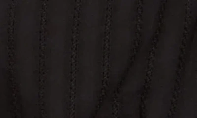 Derek Lam 10 Crosby Abby Lace Trim Tie Waist Minidress In Black