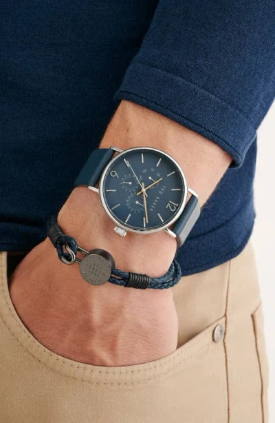 Ted Baker Phylipa Leather Strap Multifunction Watch & Bracelet Set