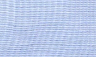 Duchamp Slim Fit Textured Stretch Cotton Dress Shirt In Blue