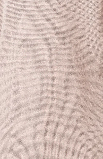 Cyrus Open Front Waffle Cardigan In Neutral