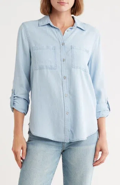 Dkny Jeans Denim Button-up Shirt