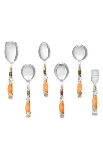 Tiramisu Sunset Glow 6-piece Serving Spoons