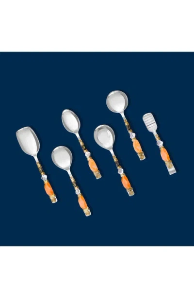 Tiramisu Sunset Glow 6-piece Serving Spoons