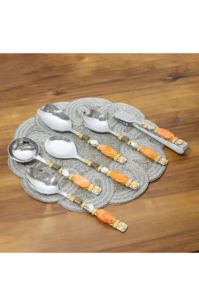 Tiramisu Sunset Glow 6-piece Serving Spoons