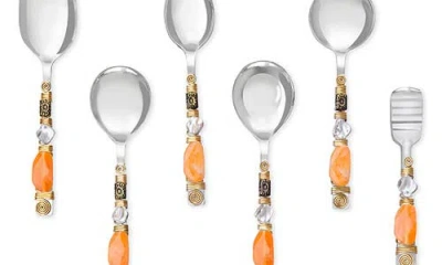 Tiramisu Sunset Glow 6-piece Serving Spoons