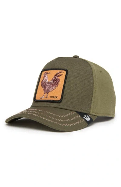 Goorin Bros . Cock Field Rooster Patch Snapback Hat