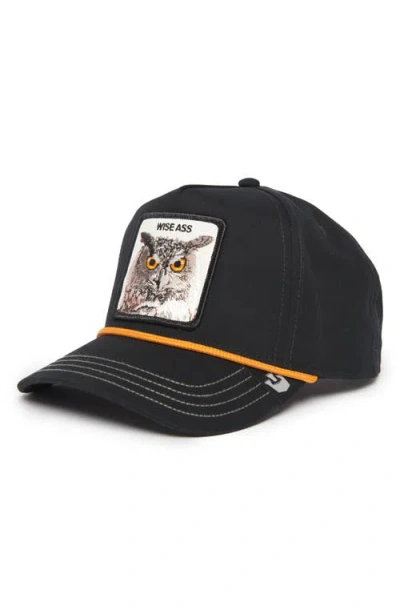 Goorin Bros . Wise Ass Owl Patch Snapback Hat
