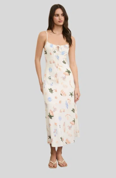 Blu Pepper Summer Print Midi Dress