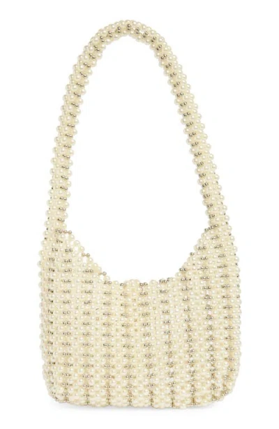 Dolce Vita Faux Pearl Shoulder Bag